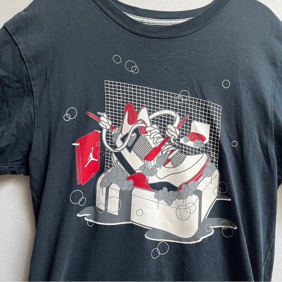 Jordan Graphic Sneaker T-Shirt Sz M - Picture 3 of 8